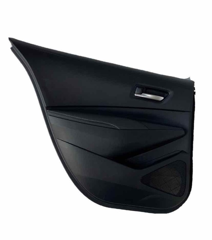 Toyota Corolla door panel trim 20 22 rear left black leather OEM 6764012R60C3