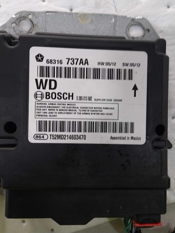 Used Air Bag Module fits: 2017 Dodge Durango Air Bag Grade A
