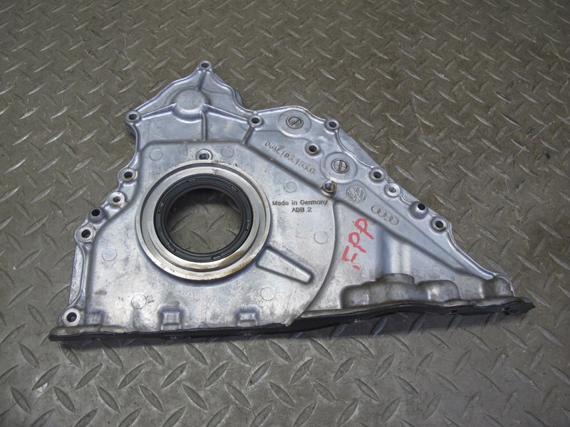 17-23 PORSCHE PANAMERA 971 2.9L ENGINE SEALING FLANGE PLATE COVER 06M103153G