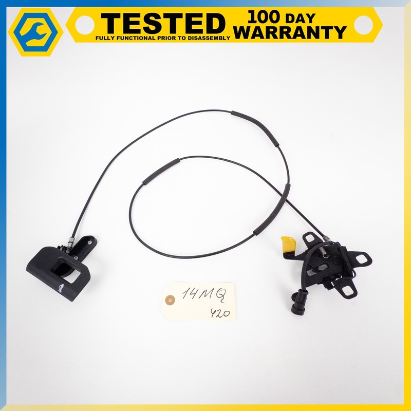 14-19 MASERATI QUATTROPORTE FRONT HOOD SAFETY CATCH LOCK LATCH CABLE OEM
