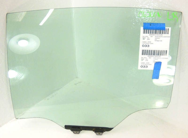 2003-2007 Saturn Ion Sedan Rear Door Window Glass Driver Left LH LR OEM