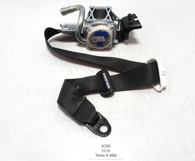 ✅ 16-20 OEM Tesla Model X Rear Left Driver Side 2nd Row Seat Belt Retractor