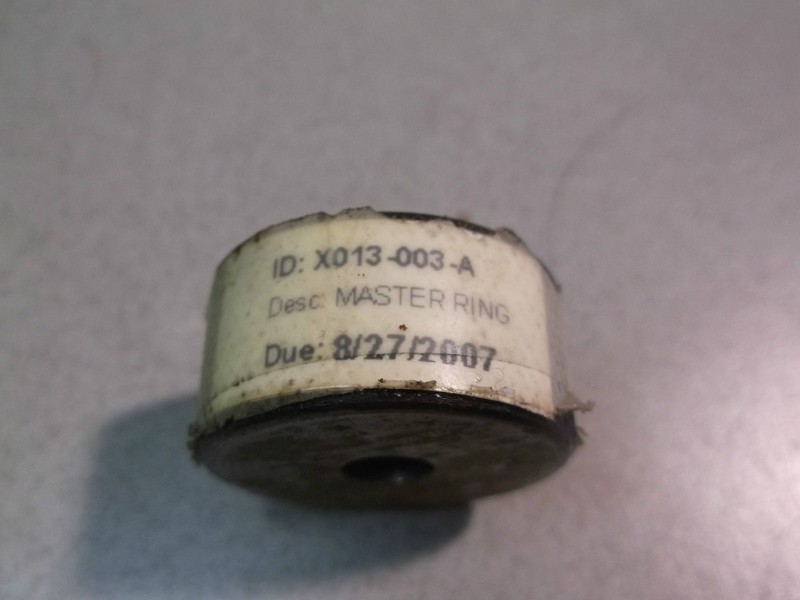NOGO GAGE MASTER RING PLUG GAUGE X013-003-A FREE SHIPPING