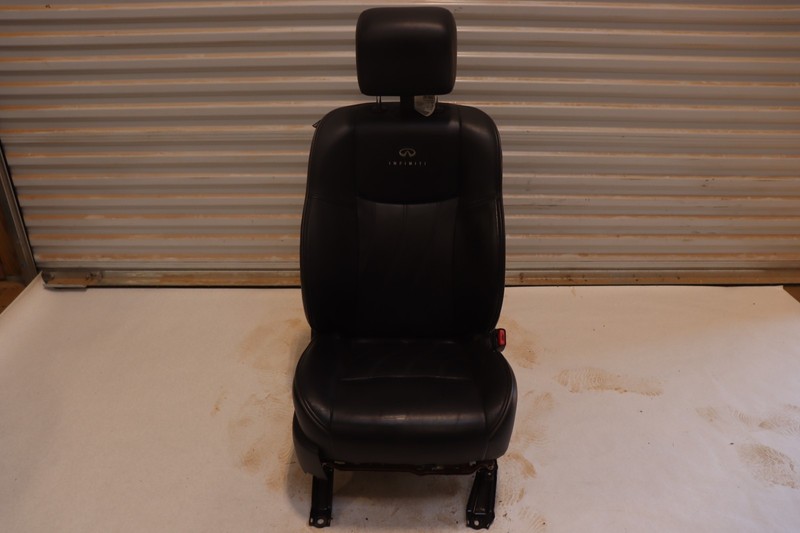 2013 INFINITI JX35 FRONT RIGHT PASSENGER SIDE SEAT LEATHER BLACK W/ DISPLAY OEM