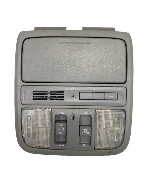 HONDA CRV OVERHEAD ROOF CONSOLE 17 22 GRAY SUNROOF GARAGE OPENER 83250T1GG01ZC