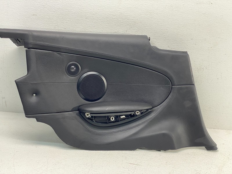 06-10 BMW E63 E64 6 Series M6 Rear Left Side Door Panel Card Leather Black OEM✅