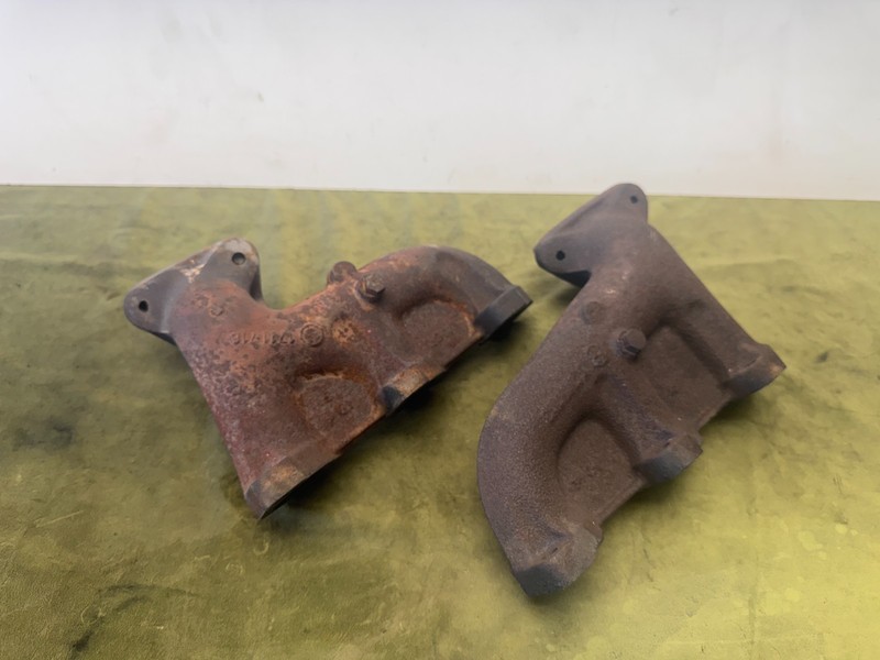 82–88 BMW E21 E28 E30 M20 Front & Rear Engine Exhaust Manifold Headers SET OEM