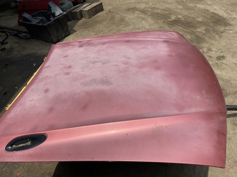 1994 - 1998 Ford Mustang GT Hood Assembly Faded Good Paintable Part Oem Red E9