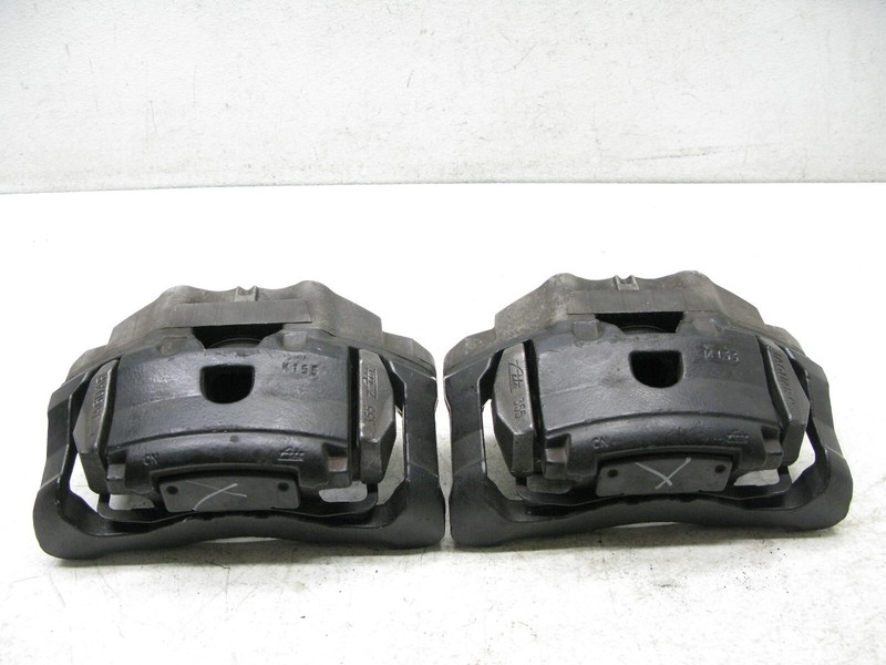 09 JAGUAR X250 XF 4.2 S/C BRAKE DISC CALIPER FRONT LEFT RIGHT SET OEM 070323