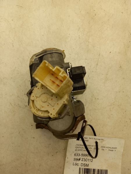 08 09 10 11 12 13 TOYOTA HIGHLANDER SPORT IGNITION SWITCH WITH KEY