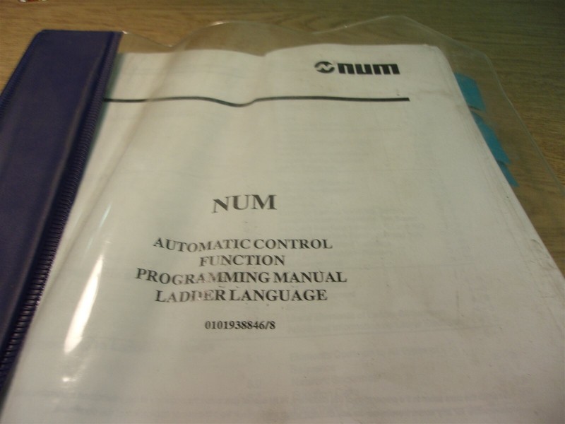 NUM Automatic Control Function Programming Manual Ladder Language 93884618