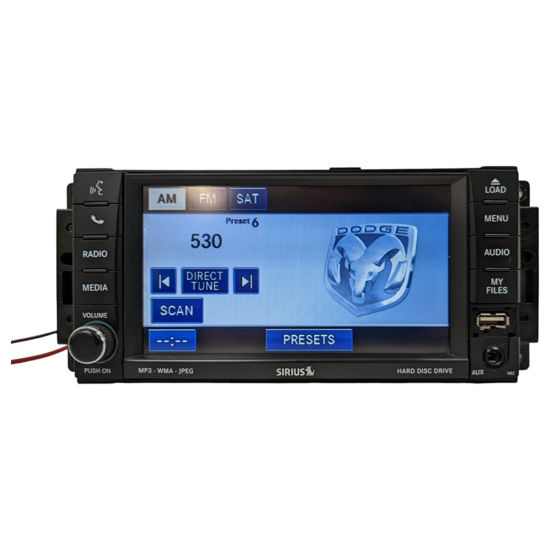 08-11 Town Country Wrangler Caravan Dodge 1500 CD Player Radio TESTED W/ Code