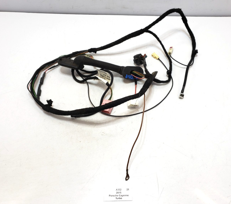 ✅ 11-18 OEM Porsche Cayenne Turbo 958 Rear Left Tailgate Trunk Wire Harness