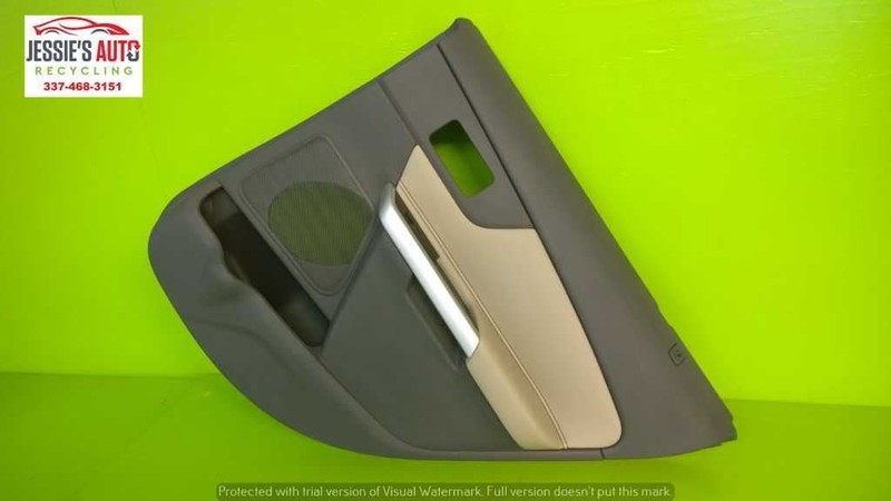 11-14 EDGE SEL 3.5L AT PASSENGER RIGHT REAR INTERIOR DOOR PANEL OEM 2084-107