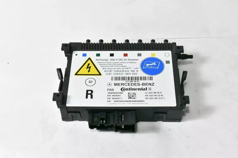 07-13 Mercedes W221 S400 S550 Front Right Seat Dynamic Lumbar Control Module OEM