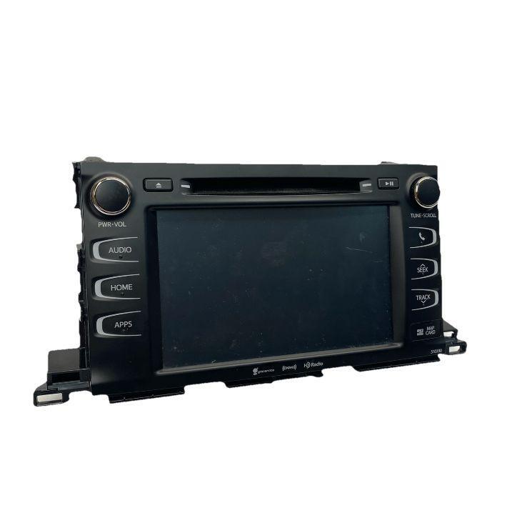 Toyota Highlander radio am fm 17 19 radio display screen & receiver 861000E293
