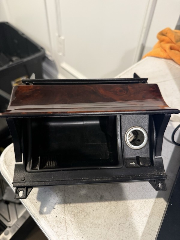 1996-2002 Mercedes W210 Center Console Wood Ashtray Insert OEM 2108100230