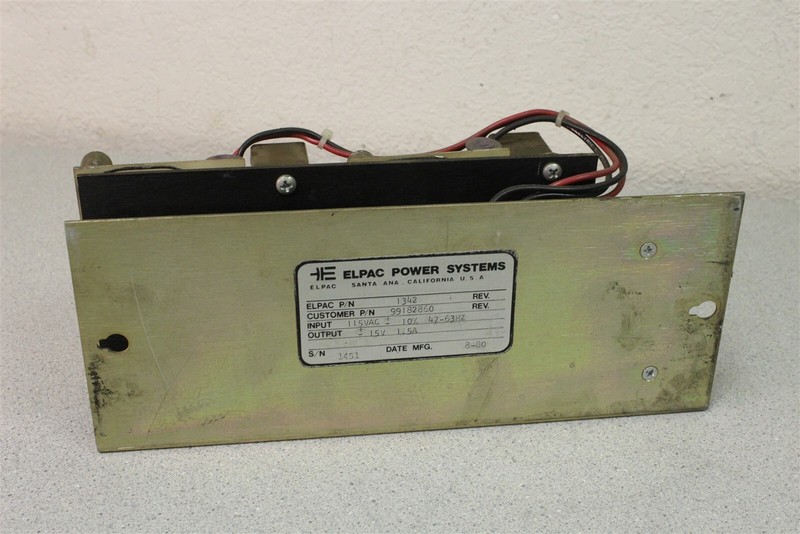 Elpac Power 1342 99182860 1451 Power Supply *FREE SHIPPING*
