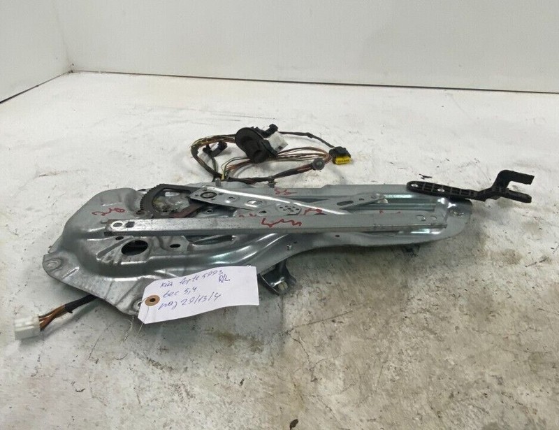 10-13 Kia Forte REAR Driver Left Window Regulator W/ Motor & Wiring OEM Sedan 🚗