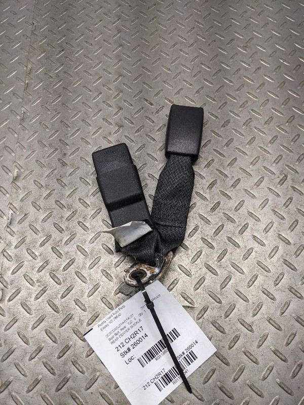 14-18 Dodge Charger Rear Center Seatbelt Buckle Latch Assembly Black OEM 1186041