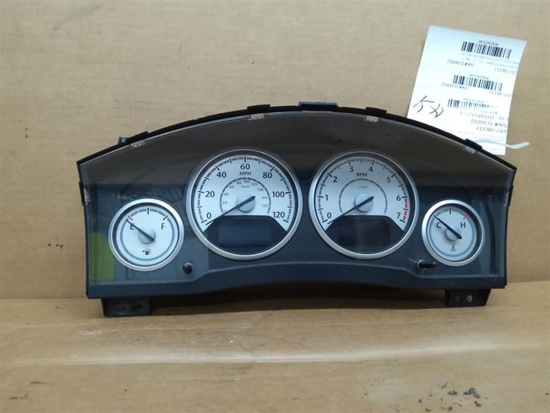 Speedometer Cluster Black Numbered Gauges 3 Pod MPH Fits 10 CARAVAN 262540