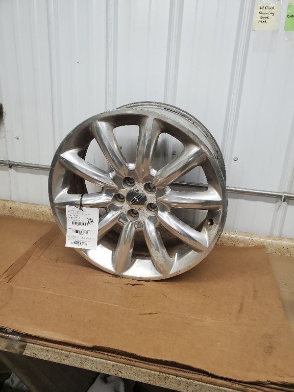 Wheel 20x8-1/2 Aluminum 10 Funnel Spokes Polished Fits 10 MKT 295747