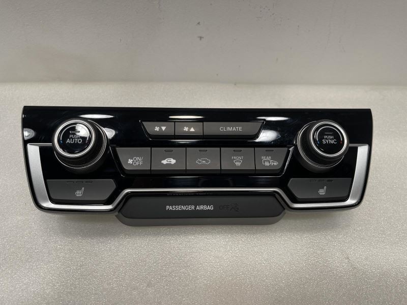 2019 HONDA CR-V HEAT AC CONTROLLER DUAL ZONE MANUAL BLACK 48851