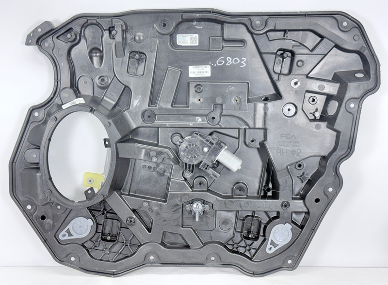 ✅ 2019-26 RAM 1500 5th CREW CAB FRONT RIGHT DOOR CARRIER PLATE PANEL w/ MOTOR RH