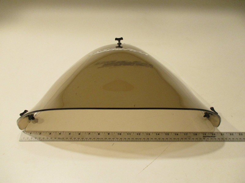 Plexiglass Pontoon Marine Boat Windshield Bubble Windscreen 20 1/2" x 8 1/2"