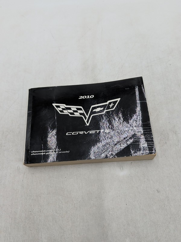 2010 Chevrolet Corvette Original Owners Manual User Guide