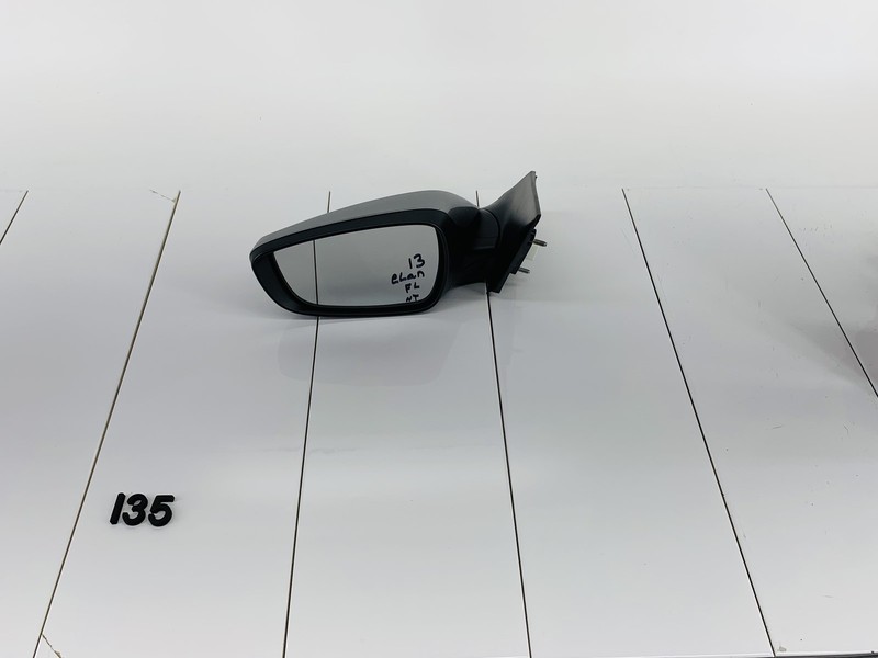 11-13 HYUNDAI ELANTRA FRONT LEFT SIDE EXTERIOR DOOR MIRROR TITANIUM GRAY OEM