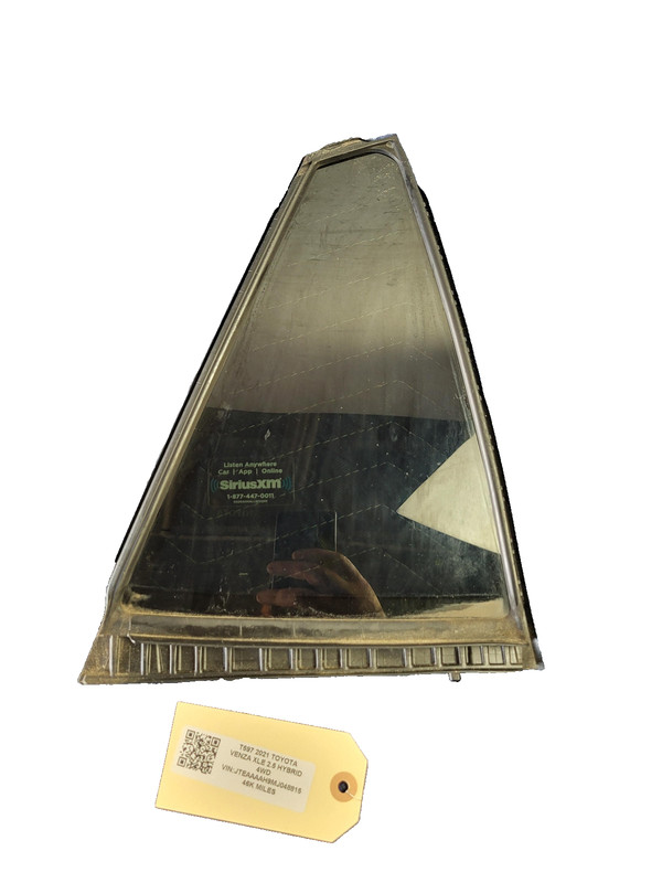 2021-2024 TOYOTA VENZA Rear Right Door Window Vent Glass OEM 6818848060 2.5L AWD