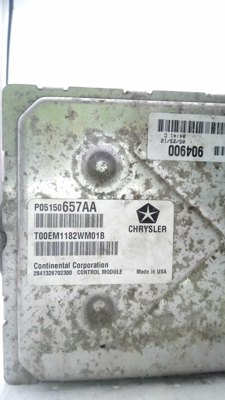 2012 Chrysler Town & Country Engine Control Module ECM 3.6L OEM 98K Miles