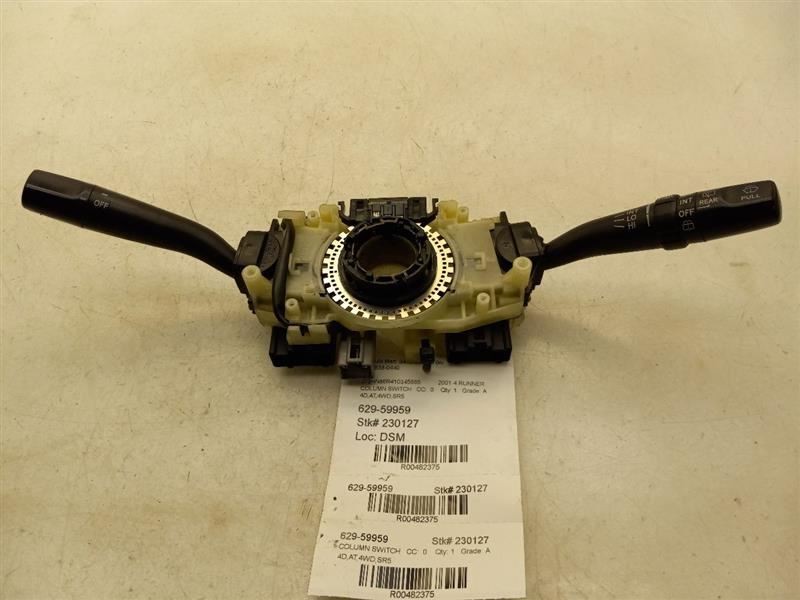 01 02 TOYOTA 4 RUNNER SR5 COLUMN SWITCH TURN AND WIPER WITH TILT