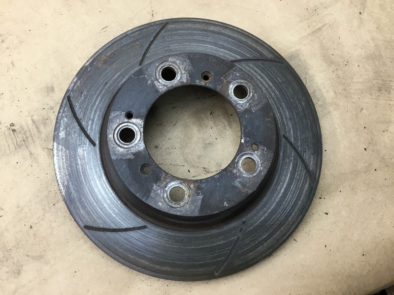 Porsche Cayman S 2009 Rear Left Driver Brake Rotor Disc 06 07 08 09 10 11 12 |:A