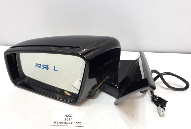 ✅ 10-14 OEM Mercedes W216 CL550 Left Driver Side Rear View Door Mirror Black