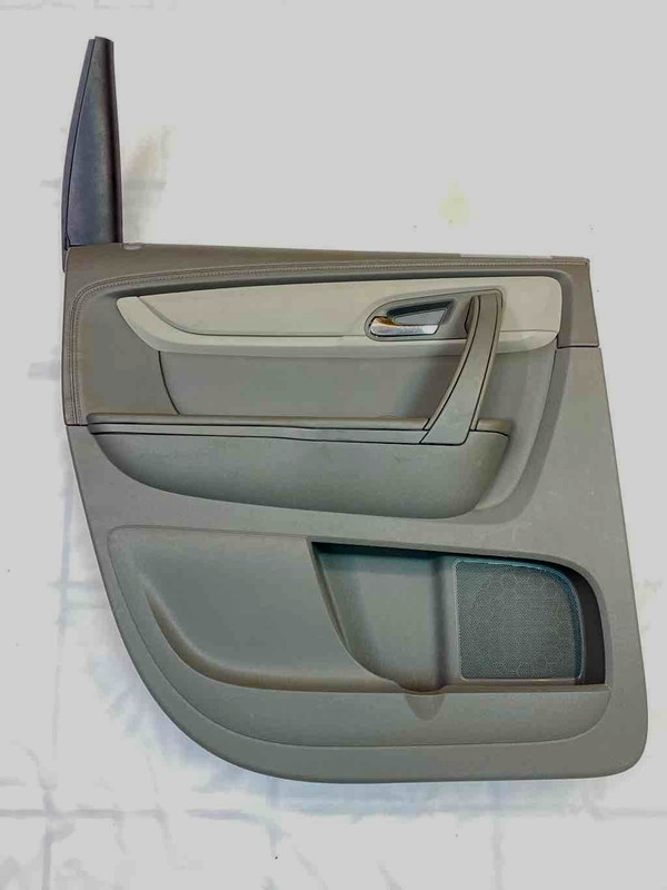 Chevy Traverse door panel trim 2013 2017 rear left side gray assy OEM 22854949