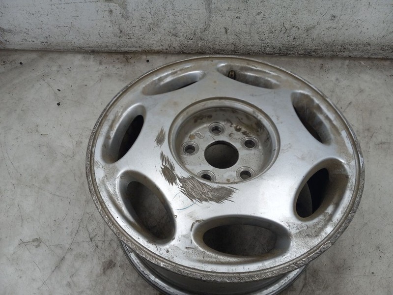 01 LEXUS LS430 16X7 ALLOY WHEEL 7 SPOKE SILVER SCUFFS ON FACE