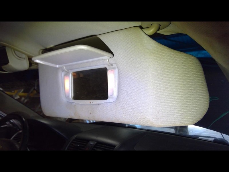 Passenger Sun Visor With Illumination US Built Fits 03-07 ACCORD 1655853