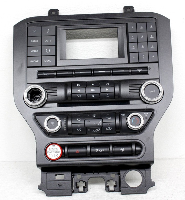 OEM Ford Mustang Media Climate Control FR3T-18E243-BG Missing Knob