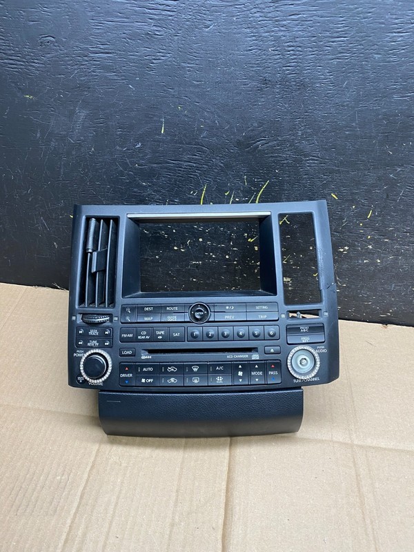 2004 to 2005 Infiniti FX35 Front Radio A/C Heater Switch Control Panel aa4482 DG
