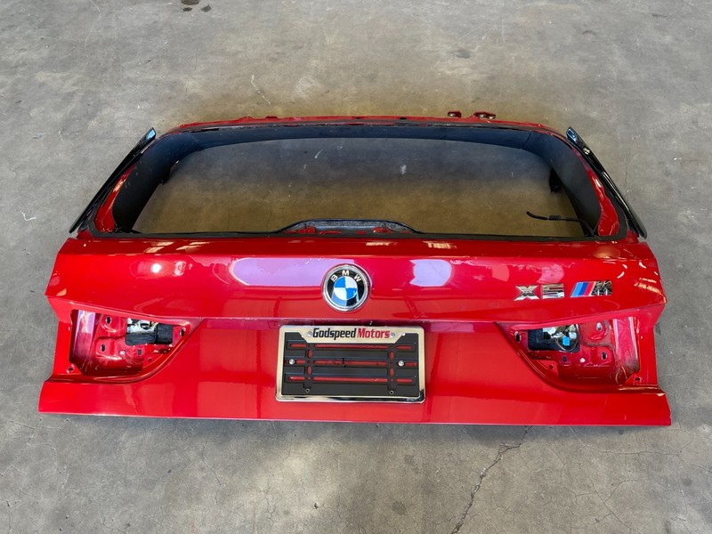 15 16 17 18 BMW X5 M F85 Rear Trunk Lid Tailgate Liftgate Hatch Red 1621 OEM