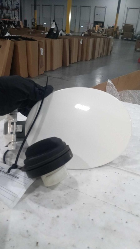 2014 MAZDA CX-9 Fuel Filler Door White Used OEM Part 6845994 98K Miles