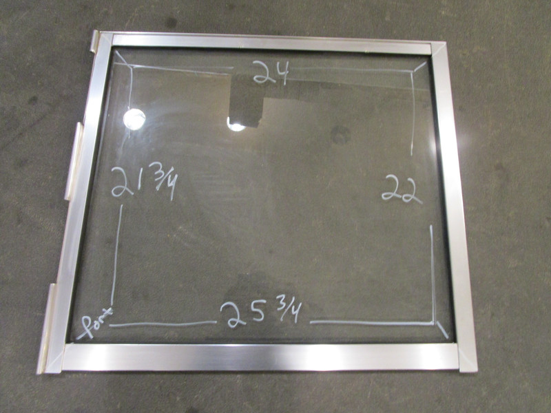 Marine Boat Port Left Side Windshield Front Window 25.75 x 24 x 22 x 21.75