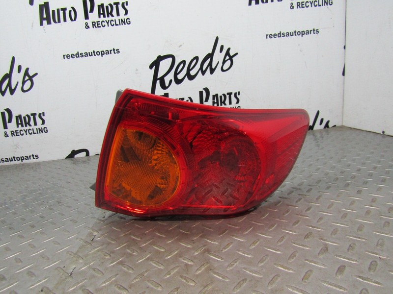 2009-2013 Toyota Corolla Passenger Right Tail Light OEM