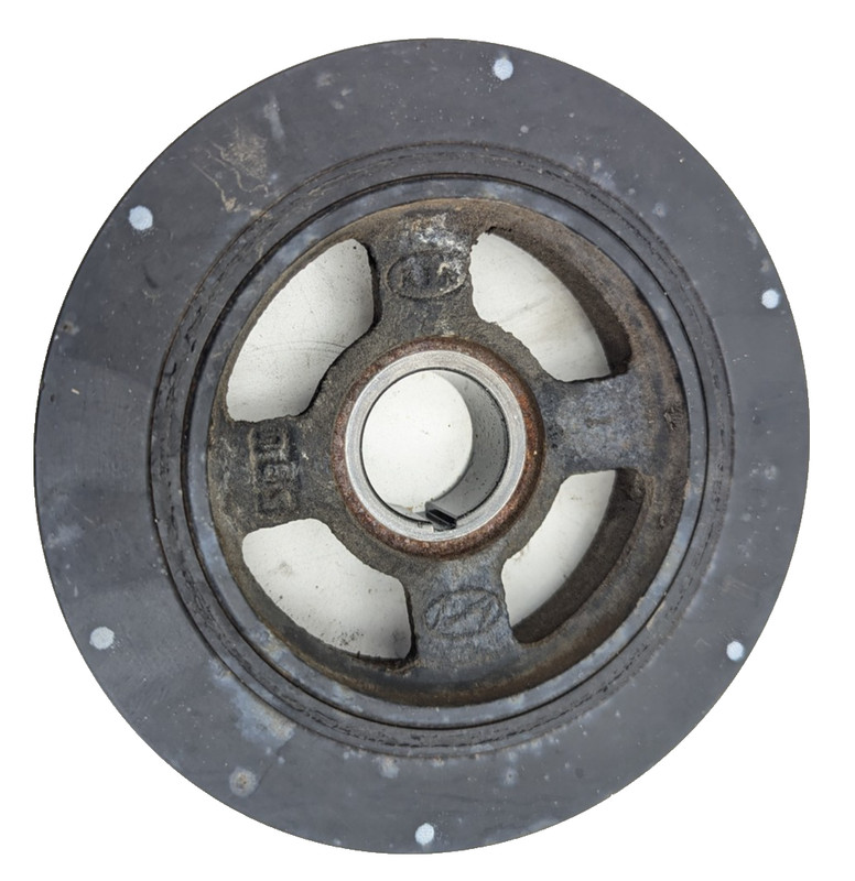 10-16 HYUNDAI GENESIS COUPE 3.8L - CRANKSHAFT HARMONIC BALANCER PULLEY