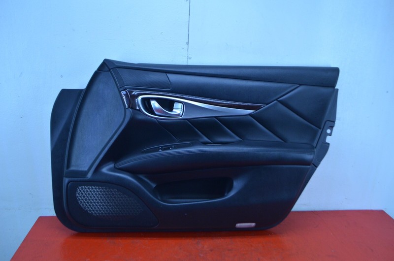 11-13 INFINITI M37 FRONT RIGHT PASSENGER SIDE INTERIOR DOOR PANEL OEM