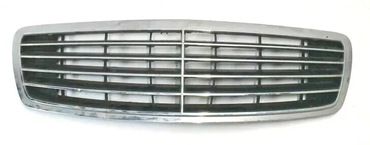03-06 Mercedes W220 S430 S55 AMG Radiator Hood Center Grill Grille OEM