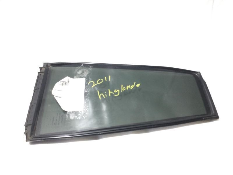 Driver Left Rear Door Vent Glass Fits 08-13 TOYOTA HIGHLANDER 29137