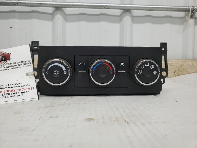 Temperature Control With AC Manual Control Fits 07-09 SIERRA 1500 PICKUP 295847